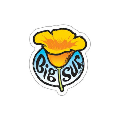 Big Sur Poppy 'Small Sticker'