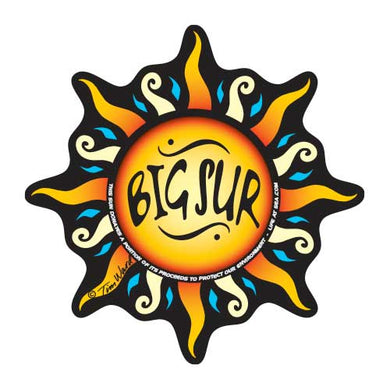 Big Sur Sun Sticker