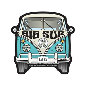 Big Sur VW Bus 'Front' Sticker