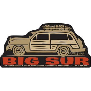 Big Sur Woody Camper Sticker