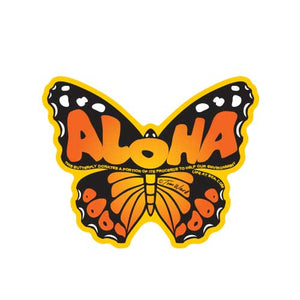Aloha Butterfly Sticker