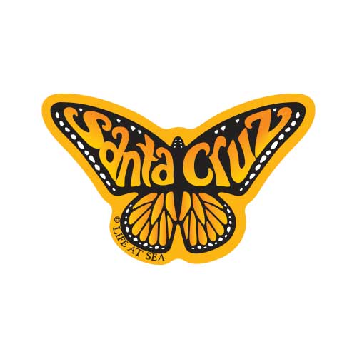 Santa Cruz Butterfly Sticker Life At Sea by Tim Ward Life At Sea Co