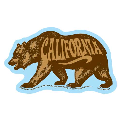 California Bear Sticker