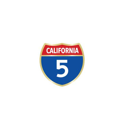 California Highway 5 Collector Pin