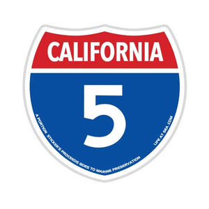 California Highway 5 Sticker