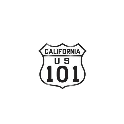 California Highway US 101 Collector Pin