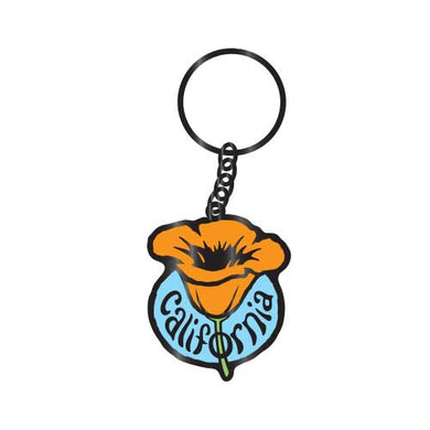 California Poppy Keychain