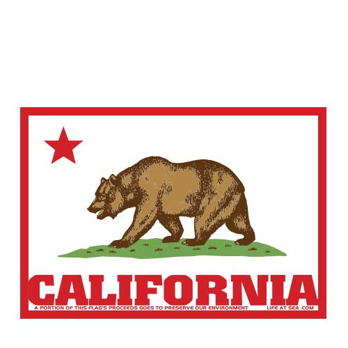 California Flag Sticker