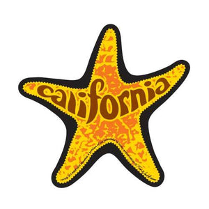 California Starfish Sticker [Yellow]