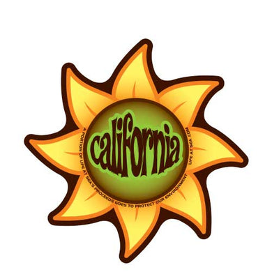 California Sunflower Sticker