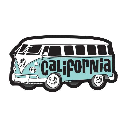 California VW Bus Magnet