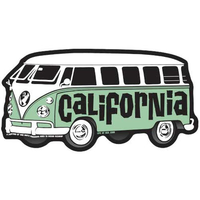 California VW Bus Sticker
