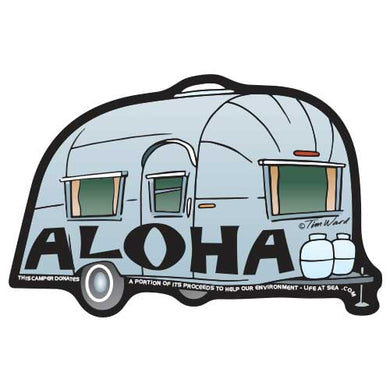 Aloha Camper Sticker