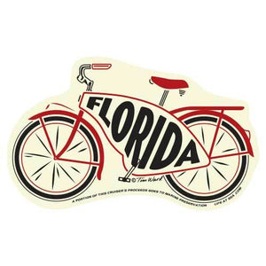 Florida Beach Cruiser Sticker