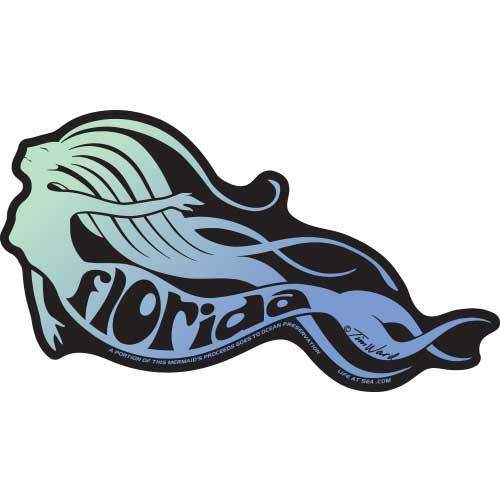 Florida Mermaid Sticker