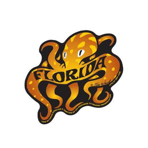 Florida Octpus Sticker [Orange]