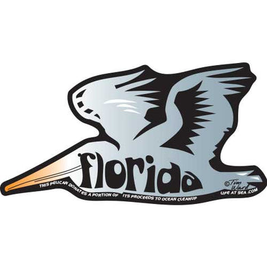 Florida Pelican Sticker