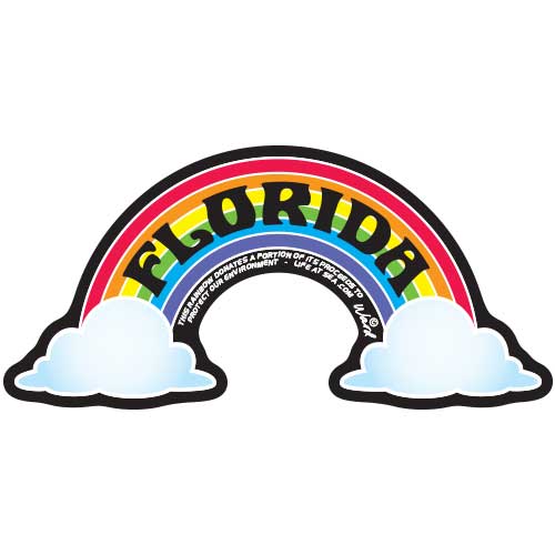 Florida Rainbow Sticker
