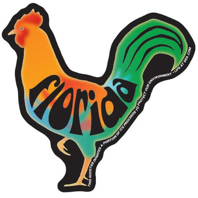 Florida Rooster Sticker