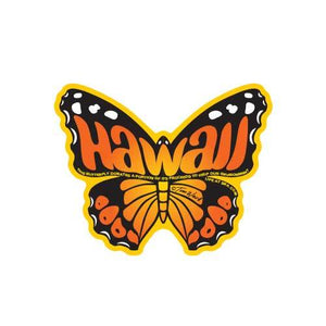Hawaii Butterfly Kamehameha Sticker