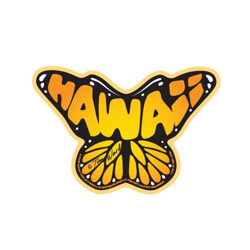 Hawaii Butterfly Monarch Sticker