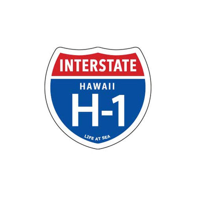 Hawaii Highway H1 'Small Sticker'