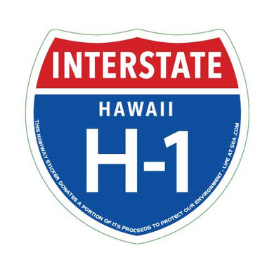 Hawaii Highway H1 Sticker