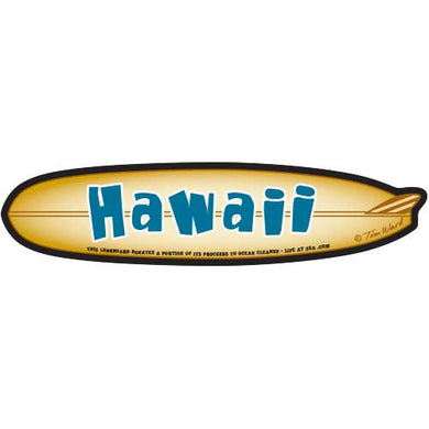 Hawaii Longboard Sticker