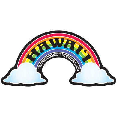Hawaii Rainbow Sticker