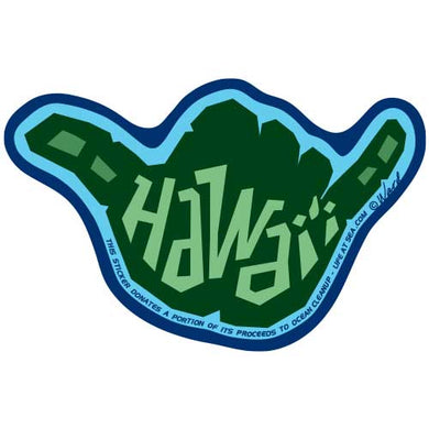 Hawaii Shaka Island Sticker