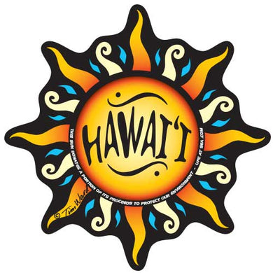 Hawaii Sun Sticker