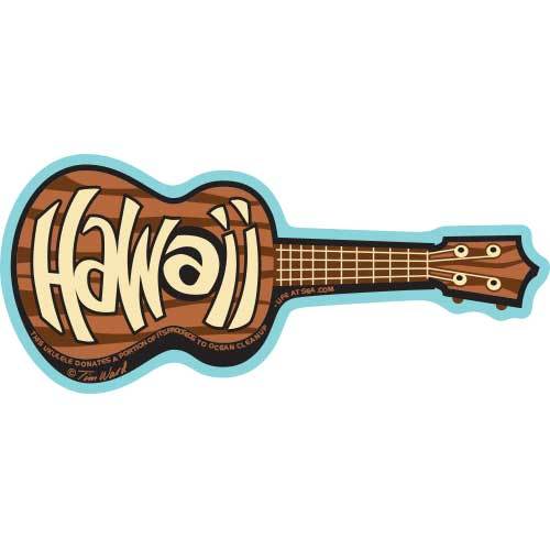 Hawaii Ukulele Sticker