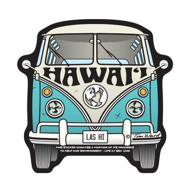 Hawaii VW Bus Front Sticker