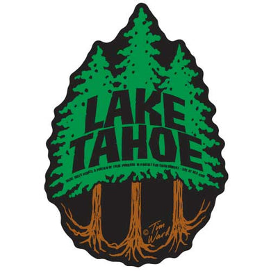 Lake Tahoe Three Trees Sticker