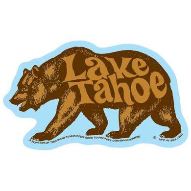 Lake Tahoe Bear Sticker