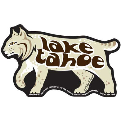 Lake Tahoe Bobcat Sticker