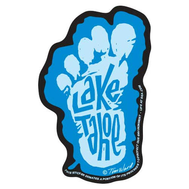 Lake Tahoe Foot Sticker