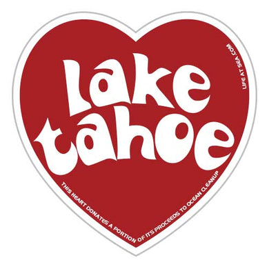 Lake Tahoe Heart Sticker