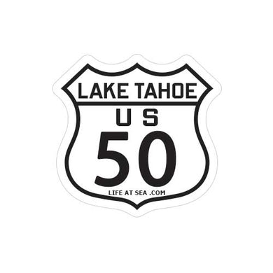 Lake Tahoe Highway 50 'Small Sticker'