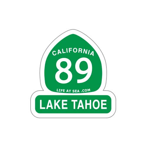 Lake Tahoe Highway 89 'Small Sticker'