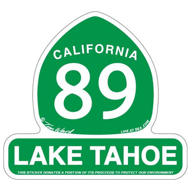 Lake Tahoe Highway 89 Sticker