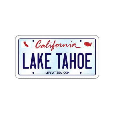 Lake Tahoe License Plate 'Small Sticker'