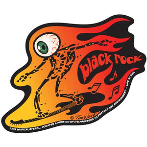 Lake Tahoe Musical Eye Sticker "Black Rock"