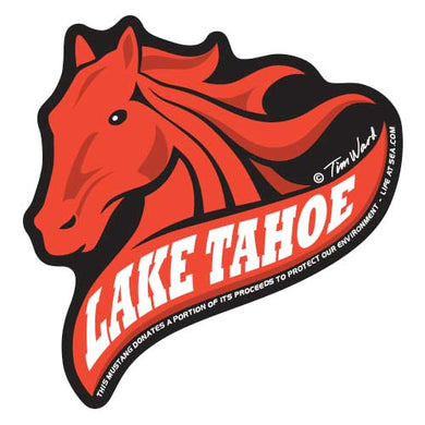 Lake Tahoe Mustang Sticker