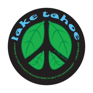 Lake Tahoe Peace Sticker