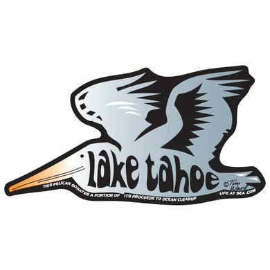 Lake Tahoe Pelican Sticker