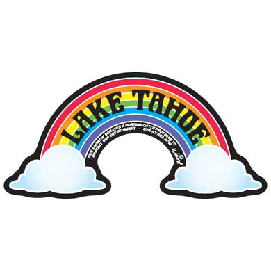 Lake Tahoe Rainbow Sticker