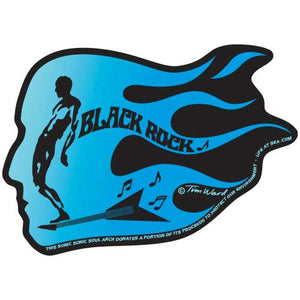 Lake Tahoe Sonic Soul Arch Sticker "Black Rock"
