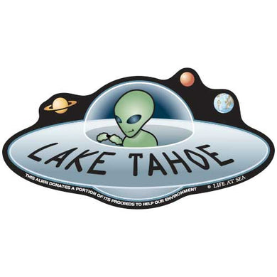 Lake Tahoe UFO Sticker