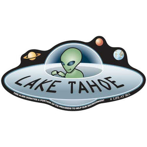 Lake Tahoe UFO Sticker